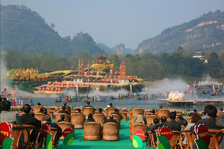 武夷山風(fēng)景區(qū)KD-8600網(wǎng)絡(luò)廣播運用于海峽茶博會